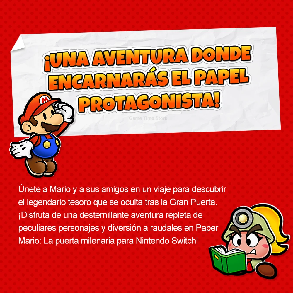 Paper Mario The Thousand Year Door Nintendo Switch Game Deals 100