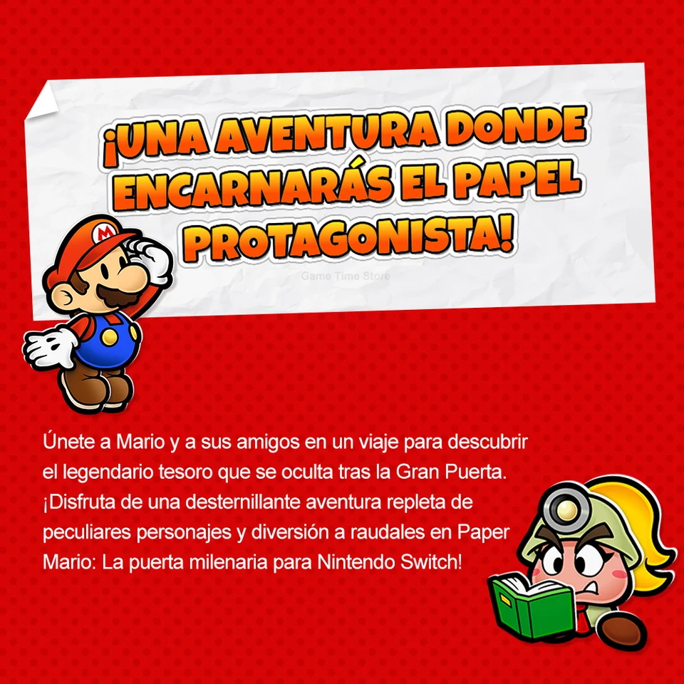 Paper Mario The Thousand Year Door Nintendo Switch Game Deals 100