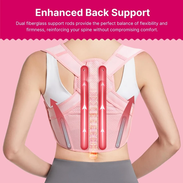 Back Brace Posture Corrector for Women and Men, Shoulder Straightener, Adjustable Lightweight Upper Back Brace for Neck Shoulder 3