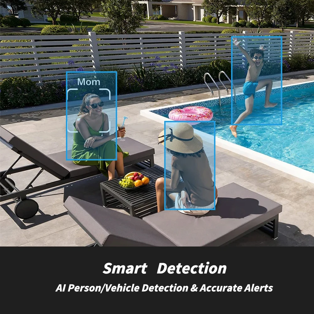 4K 8MP IMX415 5x Zoom WIFI IP Camera IR Night Vision Human Detection TF Card Audio Camhi Outdoor Security Surveillance security camera