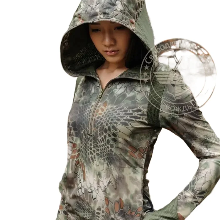 

Kryptek Typhon Camo Women Hoodie,hunting Quick Dry Girl ,tactical Girl Hoodie