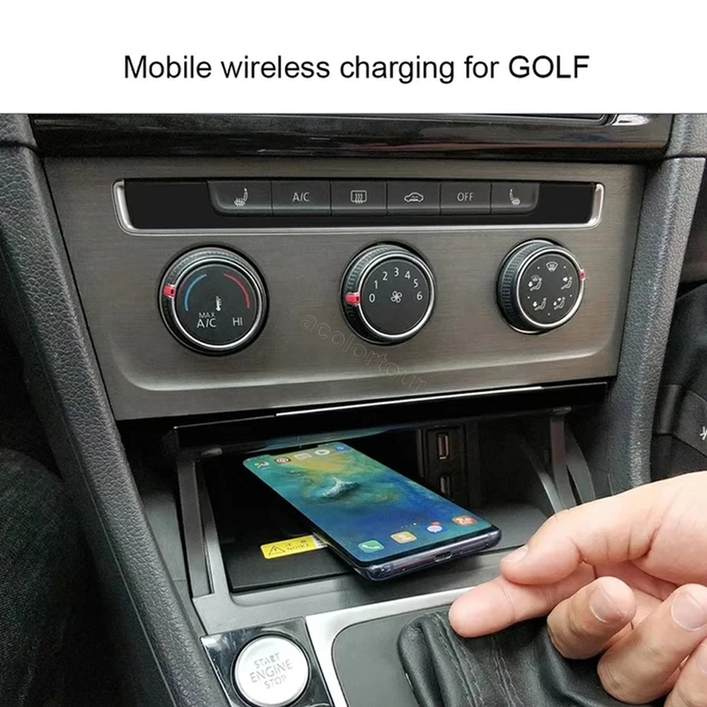 15W Wireless charging Pad Fast phone charger for Volkswagen