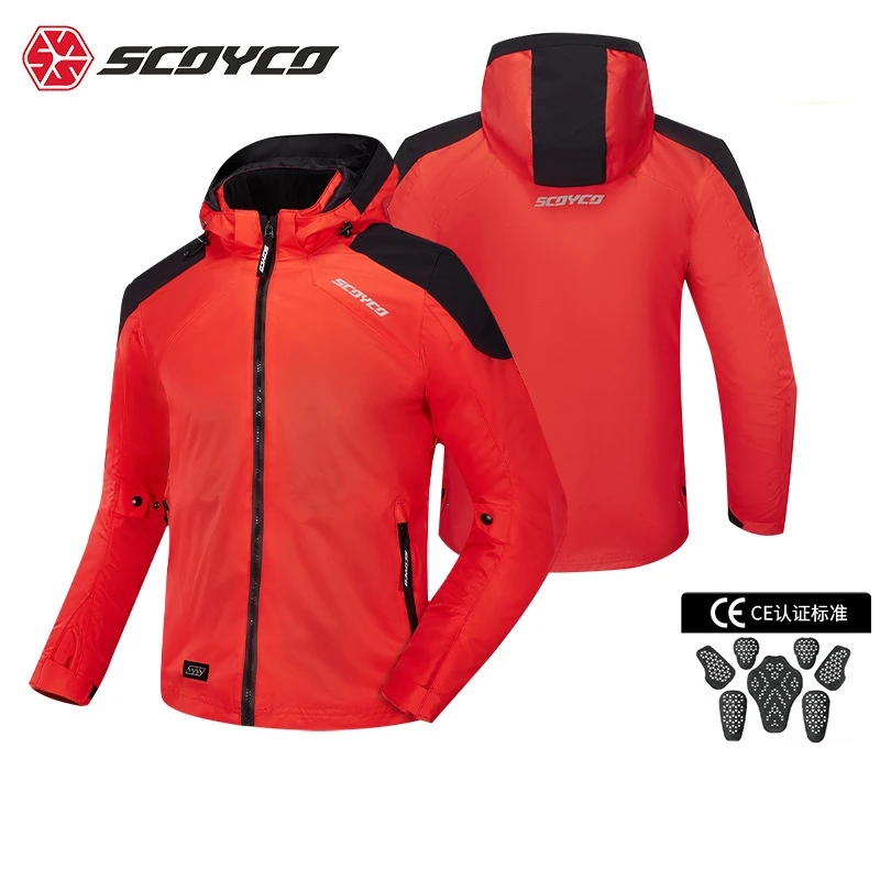 New SCOYCO Motorcycle New Design Warm Jacket Removable Lining All Season CE Riding Suit Commuter Travel Fashion Jacket