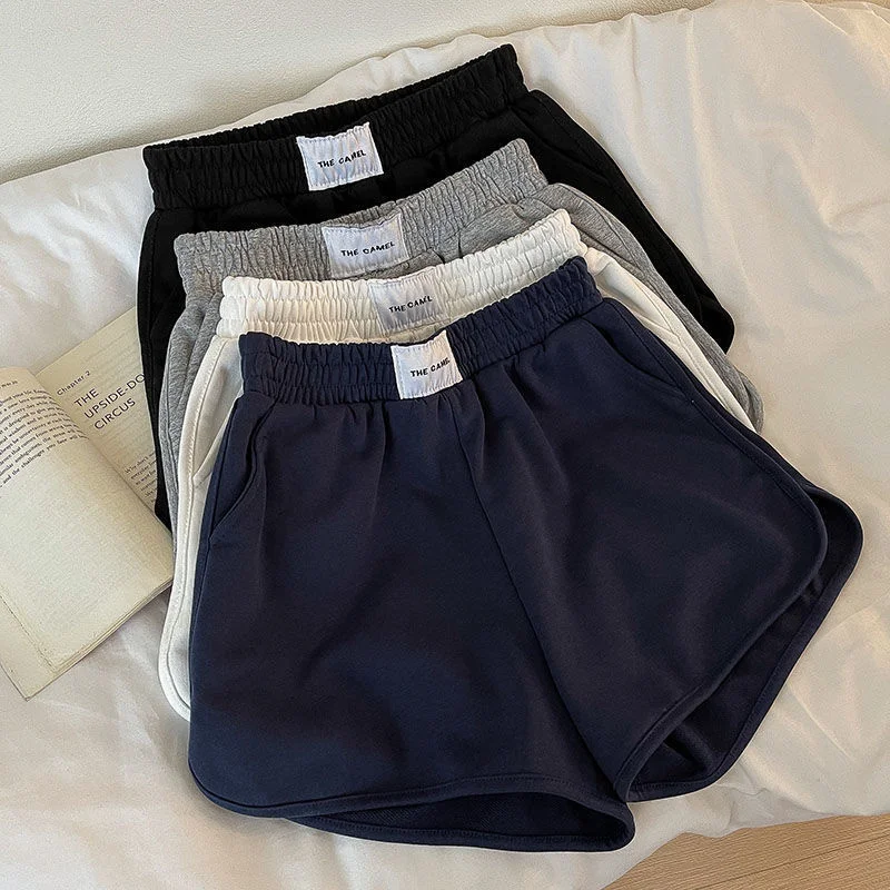 

Summer New Hot Shorts Fashion High Waist Thin Tight Hip Elastic Irregular Leg Length Ultra Short SPORT Shorts Women