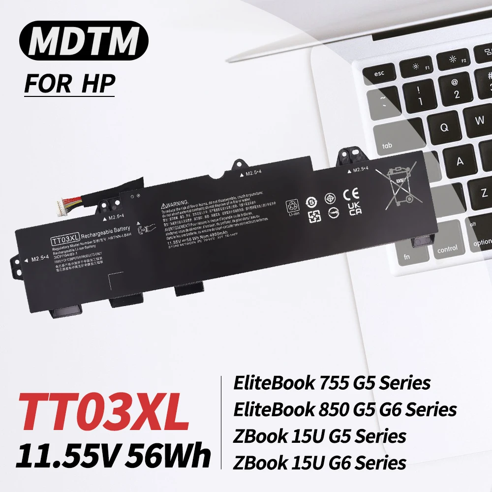 Tt03Xl 932824-421 Batteria Per Laptop Per Hp Elitebook 850 G5 Elitebook 755 G5 850 G6 Zbook 15U G5 G6 Series Tt03056Xl Muslimah