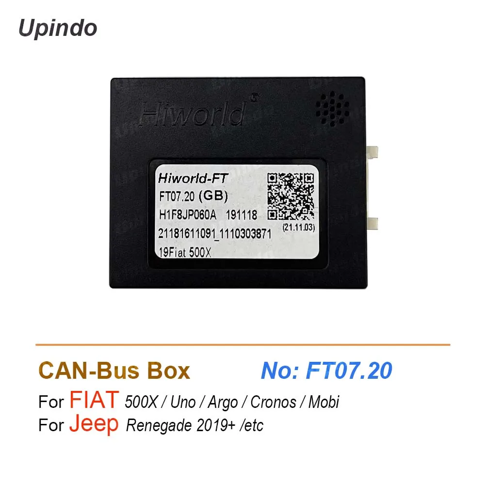 CAN Bus Box декодер uart адаптер для FIAT 500X Uno Argo Cronos Mobi Jeep Renegade автомобильный Android