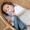 Baby Security Blanket Soft Cotton Muslin Comforter for Newborn Infant Sleeping Snuggle Toy Stuffed Animal Soothe Appease Towel 3