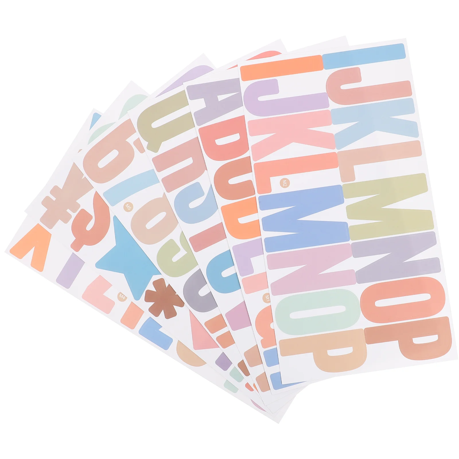 

of Adhesive Number Alphabet Stickers Colored Alphabet Number Number Alphabet Stickers Multi-function Letter Number Number