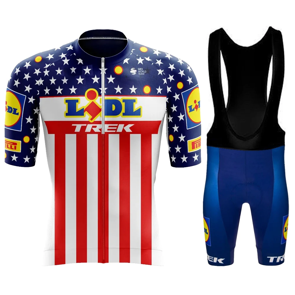 Maillot Cycling Man Mtb TREK Clothing Laser Cut Mountain Cycle Jersey Sports Set Professional Shirt Male Uniform Sportswear Bib 3