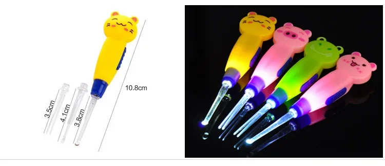 Description Picture 2 of itemBaby Care Ear Cleaner LED Flashlight Earpick Remove Ear Wax Ear Curette Hygiene Ear Cure Ear Cleaning Tools