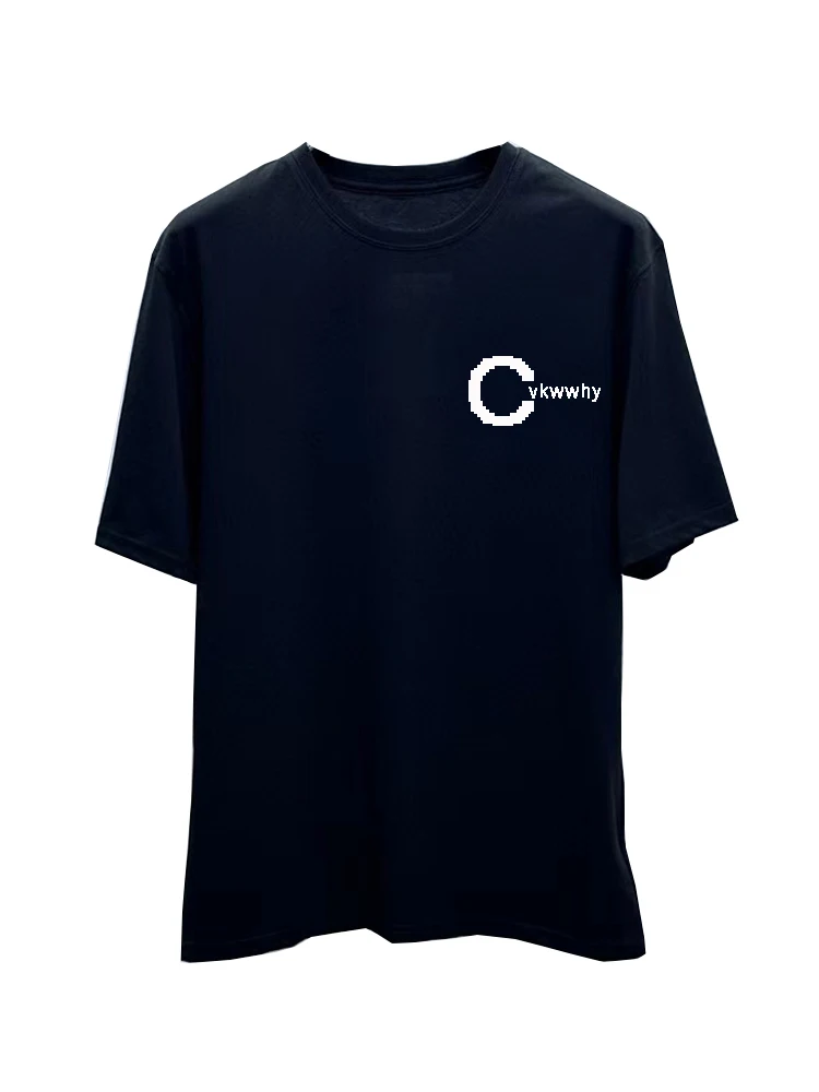 luxury brand t-shirt for men paris women's t-shirt white And Black Loose fashion plus size clothes