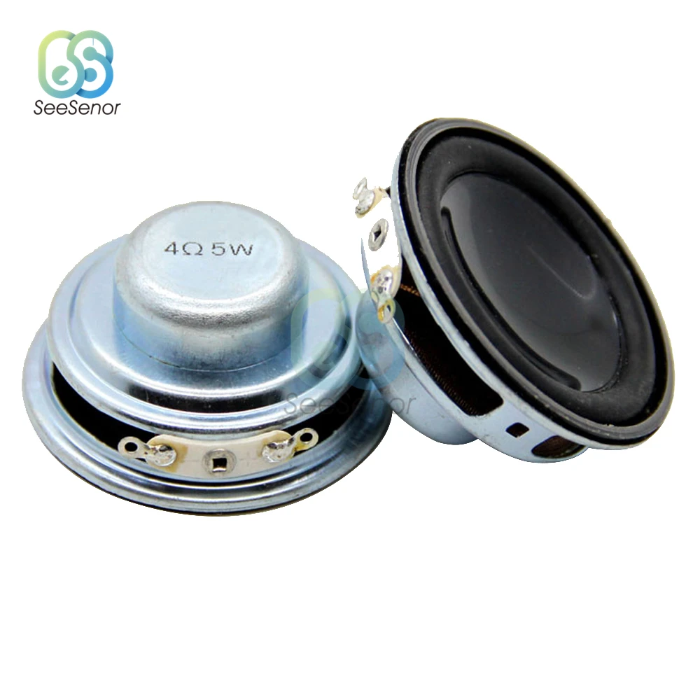 Altavoz de Audio de rango completo 45mm 50mm 4 Ohm 3W 5W altavoz estéreo Hifi DIY Bluetooth altavoces amplificadores par