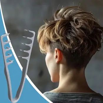 Texture soffice Pettine per lo styling Volumizzante Spazzola per capelli a denti larghi Strumenti per arricciare Radici soffici Copertura per cucitura dei capelli Frangia Pettine per parrucchiere