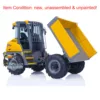 LESU 1/14 RC Hydraulic Metal Dump Truck Tipper 6MDX-B Remote Control Car Model Unpainted Kits With Light Sound ESC Motor TH23010 1