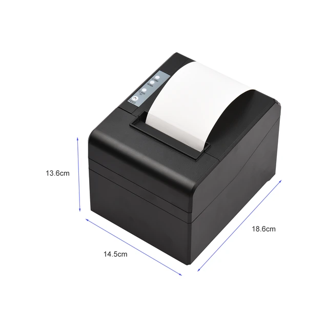 Thermal Receipt Printer 80mm Desktop Direct Thermal Printing USB