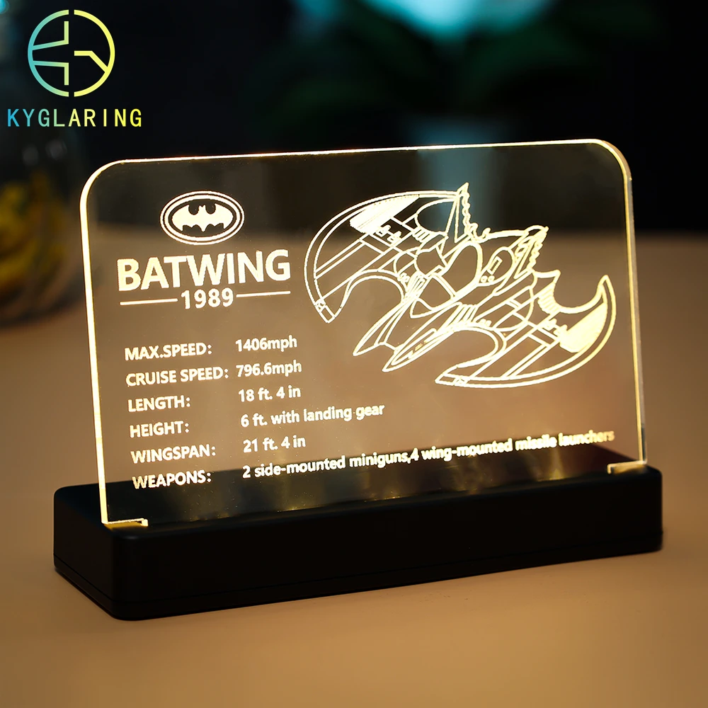 Targhetta Acrilica Leggera Per Blocchi Di Costruzione In Mattoni 76161 Con Porta Usb