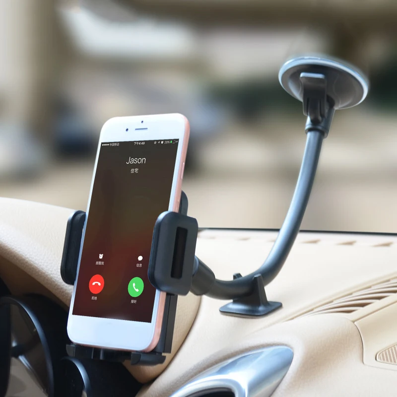 

Car Phone Holder with Suction Cup 360 Rotating Mobile Phone Stand Universal Smartphone Support Easy Installation BIN