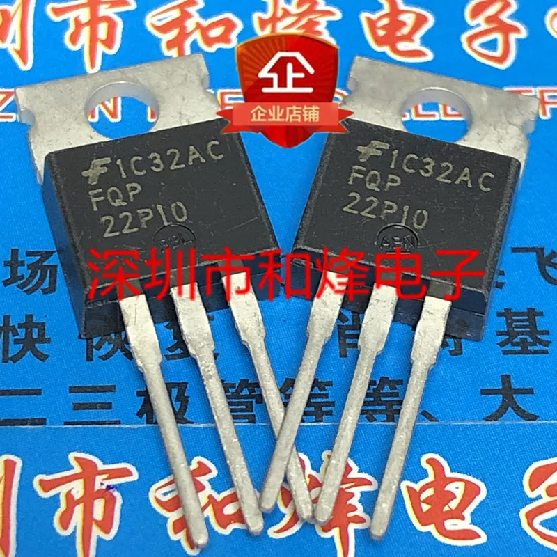 

5PCS-10PCS FQP22P10 TO-220 100V 22A New And Original On Stock