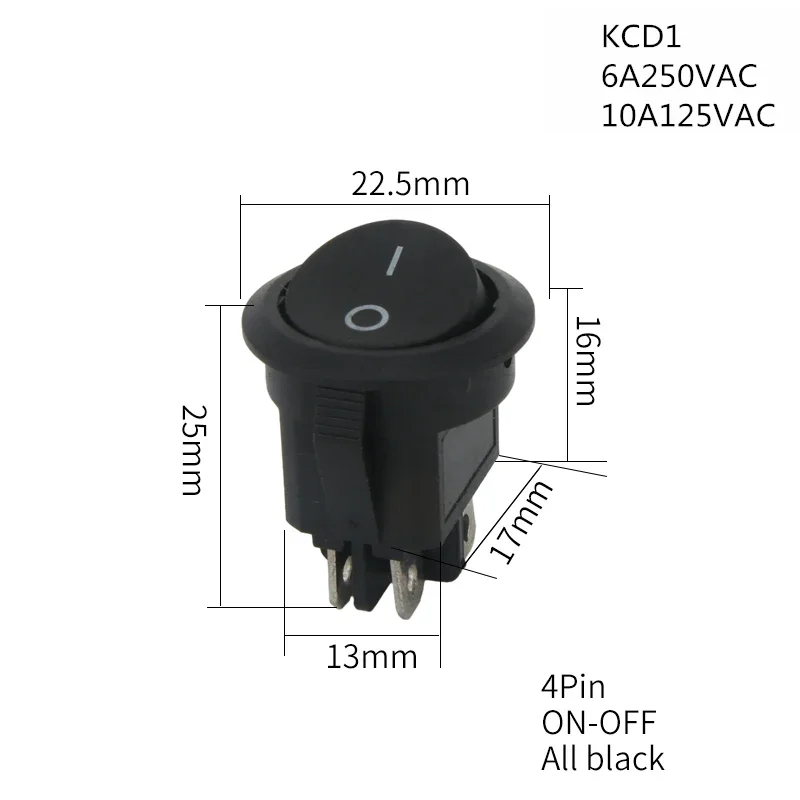ตัวเลือกสินค้า สวิตช์ไฟ LED ปุ่มกด 2 ปุ่ม สำหรับรถยนต์ 12V/24V