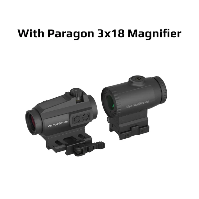 Vector Oprics Maverick-II Plus 1x22 SOL Solar Power Red Dot Sight