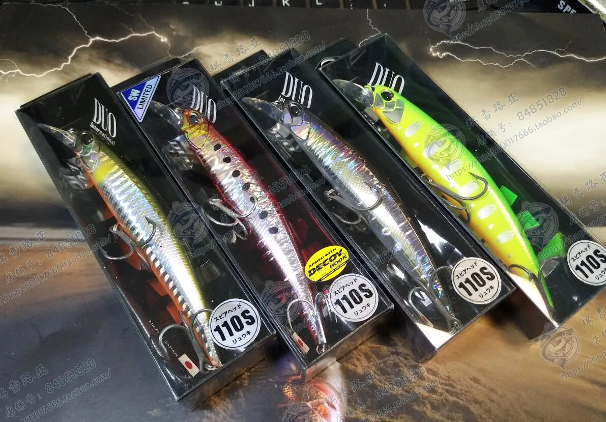 

Japan DUO SPEARHEAD RYUKI 110S Submerged Mino 21g, Trembling, Beaked, Blue Bass Trout