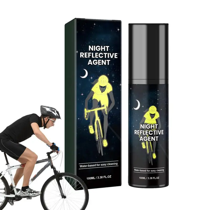 Glow-in-The-Dark Paint 100ml Bright Spray Paint For Night Riding Safety Reflective Glow Spray Paint For Clothes Bicycles