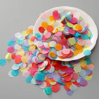 30 g/pacco ritagli di carta colorati per la decorazione della festa
