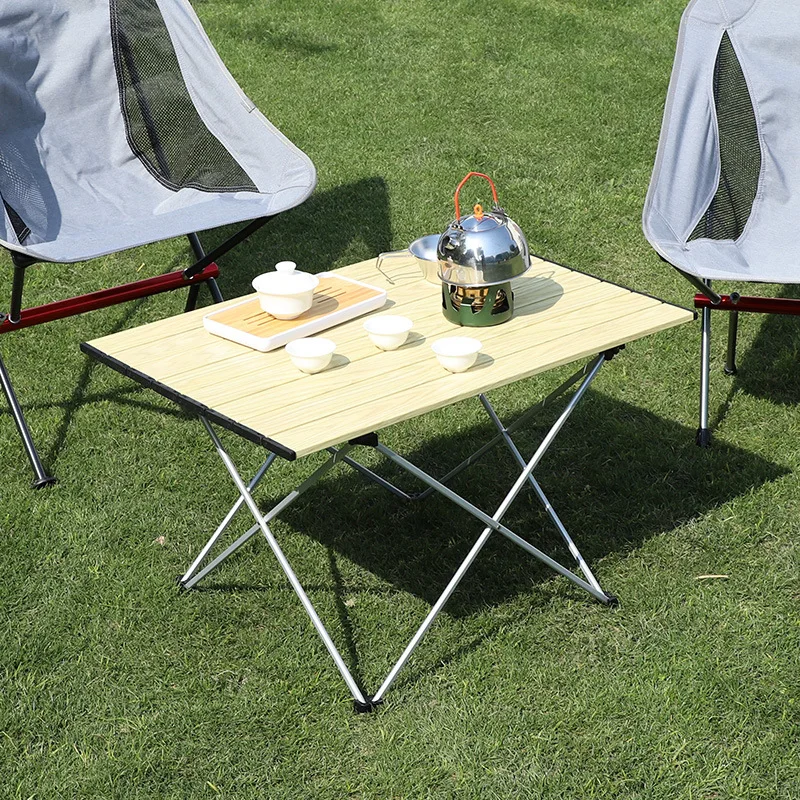 Foldable Table HooRu Portable Camping Table Lightweight Backpacking Folding Garden Picnic Tables with Carry Bag Outdoor Travelling Beach Desk