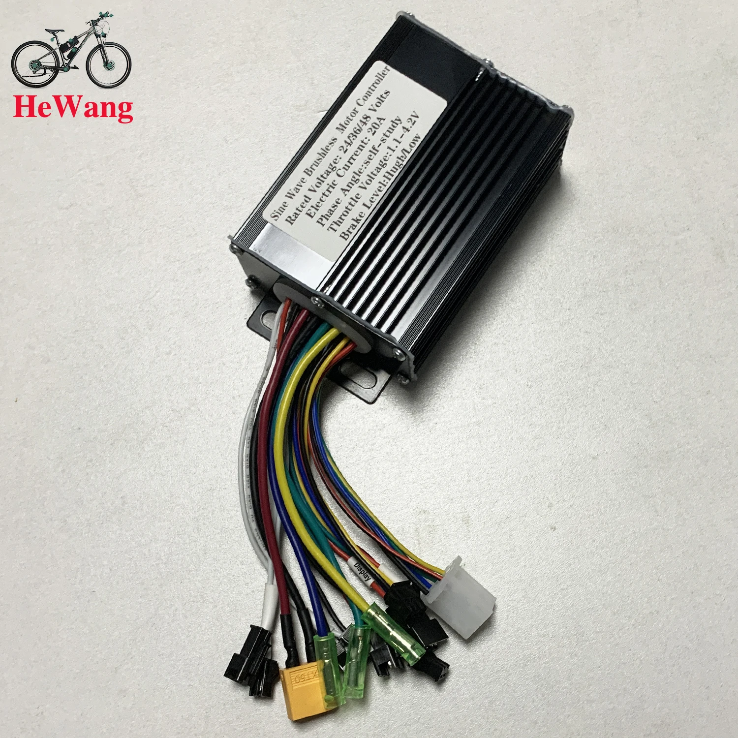 E-bicycle 24V 36V 48V 20A 350W 500W brushless motor sine wave 3-mode controller