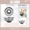 Kitchen Sink Sewer Strainer Basin Drain Stopper Stainless Steel Sink Waste Plug Filter Anti-clog Floor Drain Kitchen Accessories 6
