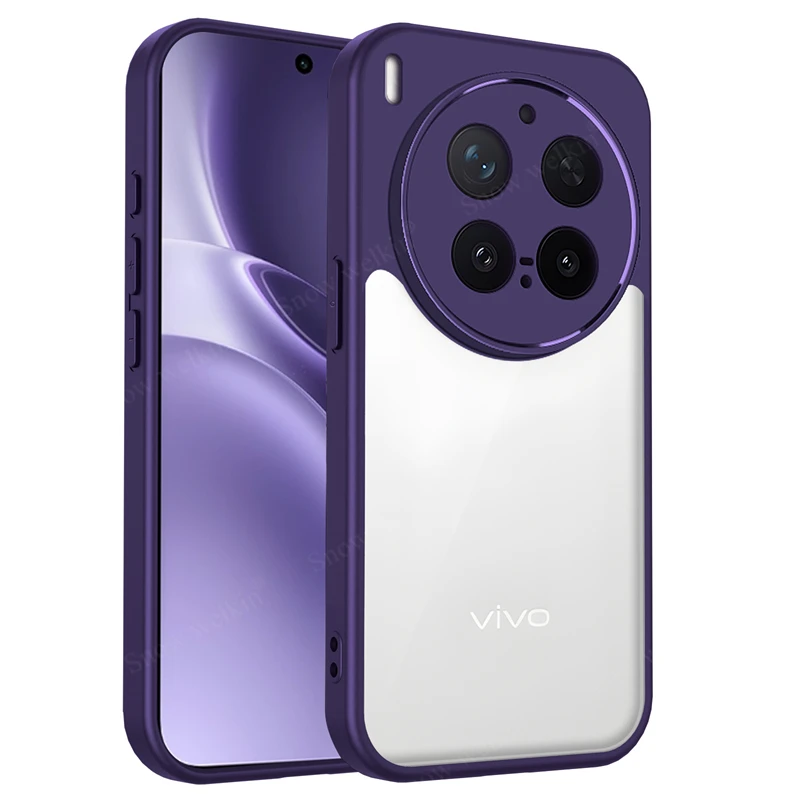 Clear Shockproof Phone Case | Transparent Silicone with PC Back and TPU Bumper