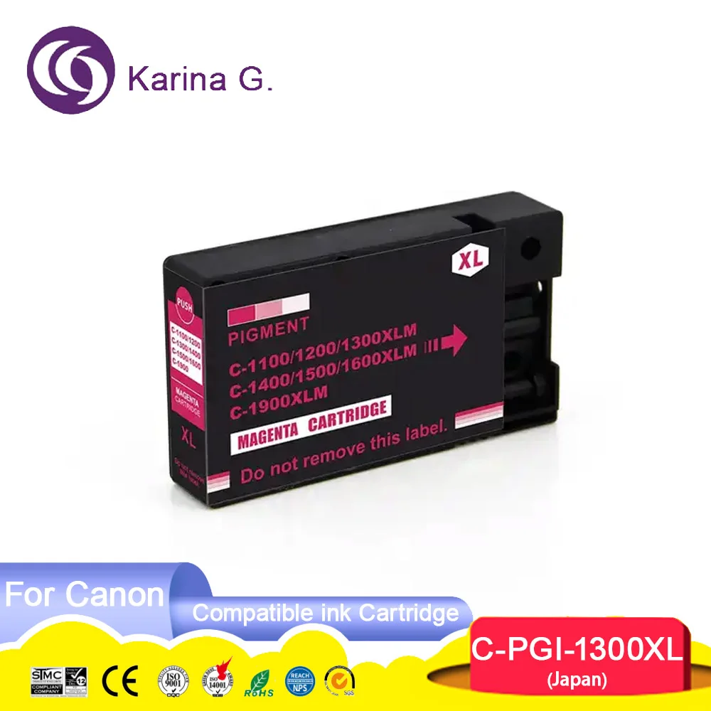 1300XL PGI-1300 PGI1300XL Premium Compatible Color Inkjet Ink Cartridge for MAX