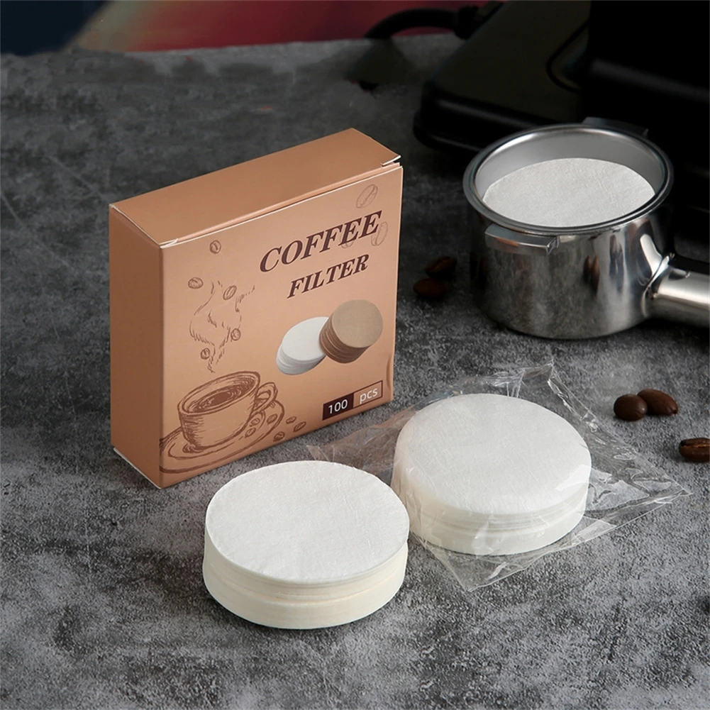 

51/54/58mm Coffee Filter Papers Round Secondary Powder Bowl Filters Mesh Coffee Making Screen For Espresso Machine