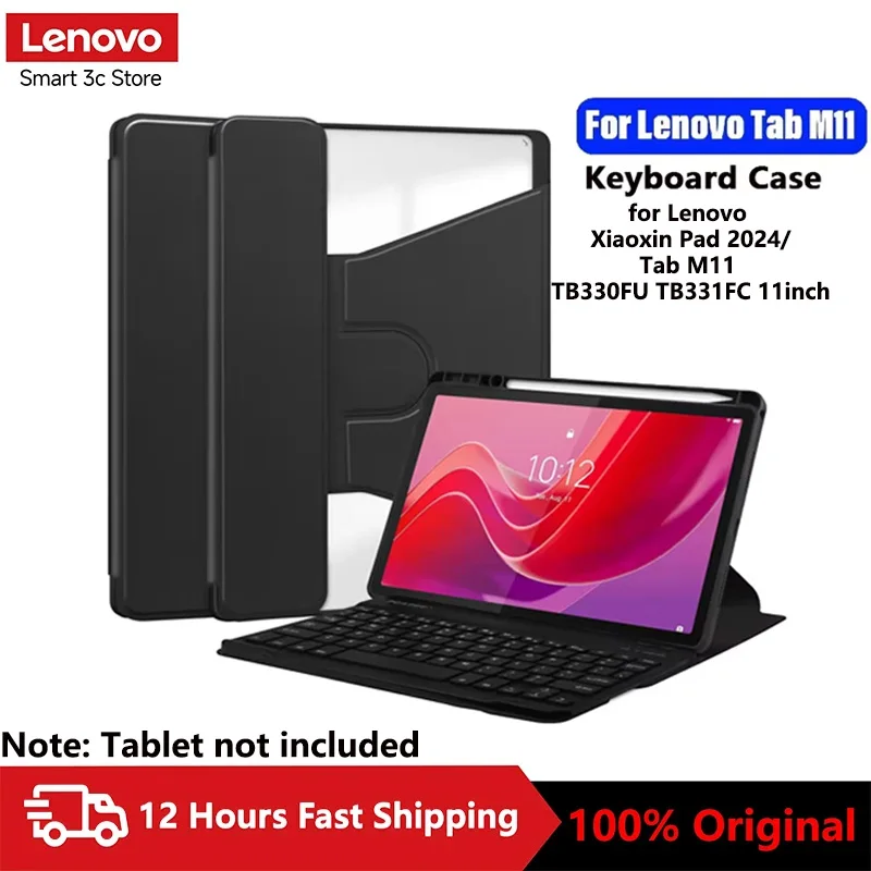 Premium Smart Cover with Bluetooth Keyboard for 11 Tablets - Stand Function, Protective Shell
