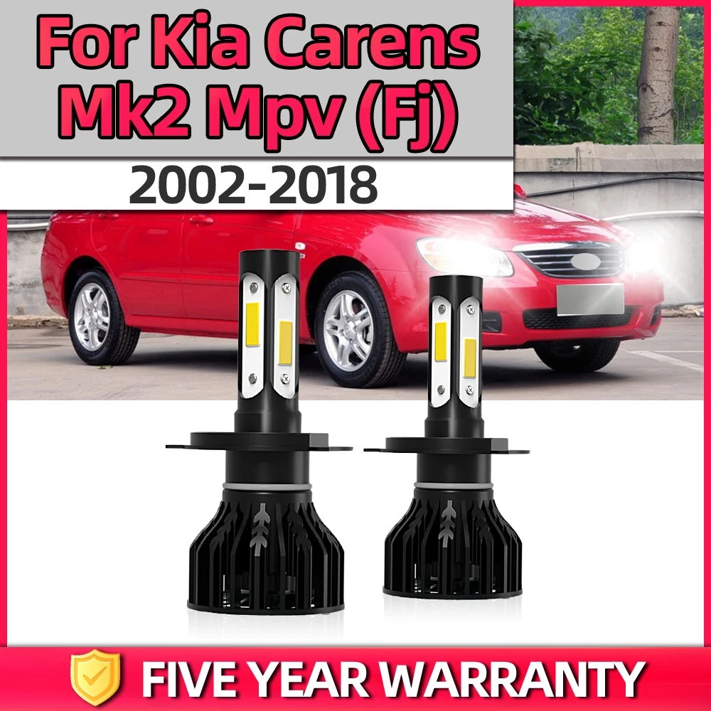 

TEENRAM LED lighting bulbs 6000K White H4 High Low Combo Bright CSP Chips Lamps Kit For Kia Carens Mk2 Mpv (Fj) 2002-2018