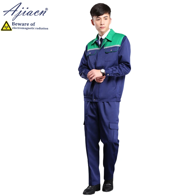 

Genuine anti-radiation work clothes suits Equipment maintenance, Electric welding Electromagnetic radiation shielding clothing