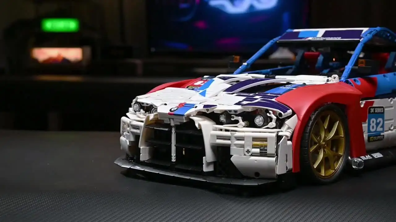 1:8 M4 Спортивный автомобиль MOC JD040 Технический скоростной гоночный Строительные