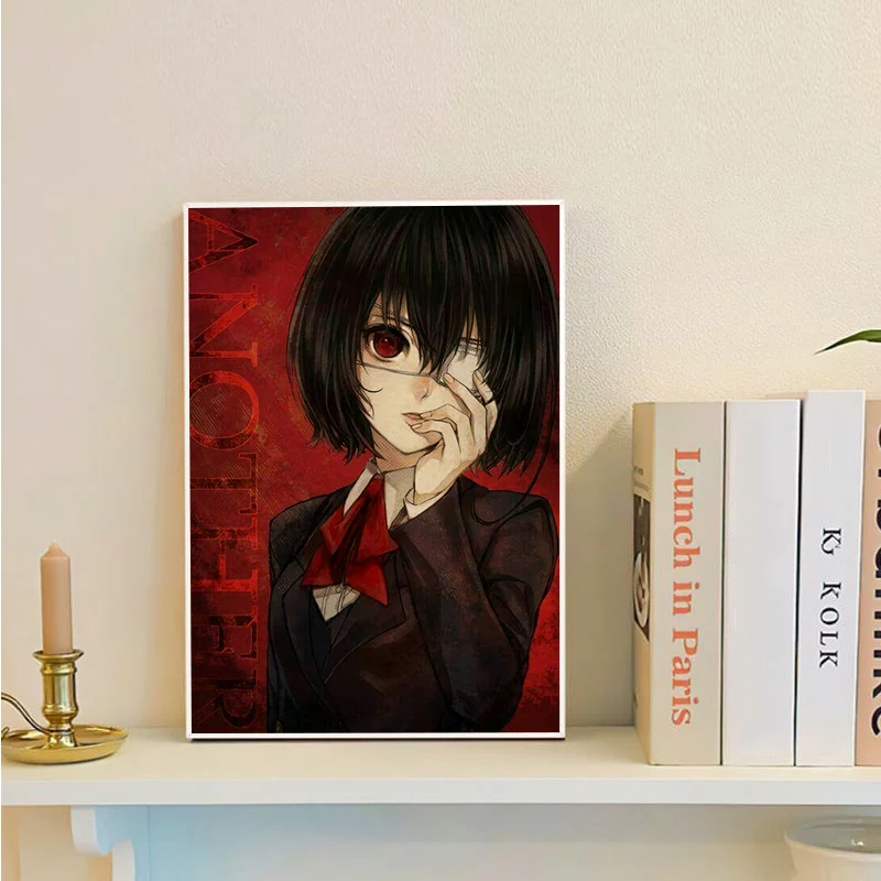 Japanese Horror Anime Another Classic Movie Posters Vintage Room Home Bar Cafe Decor Vintage Decorative Painting