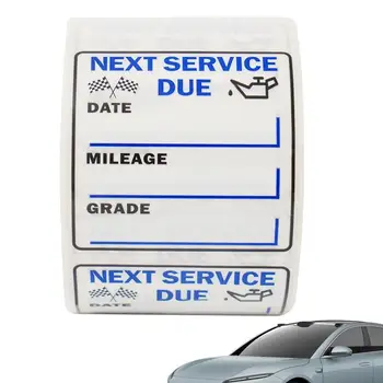 Adesivi promemoria servizio auto 250 fogli Adesivi servizio auto 2x2 pollici Adesivi promemoria manutenzione Adesivi promemoria cambio olio