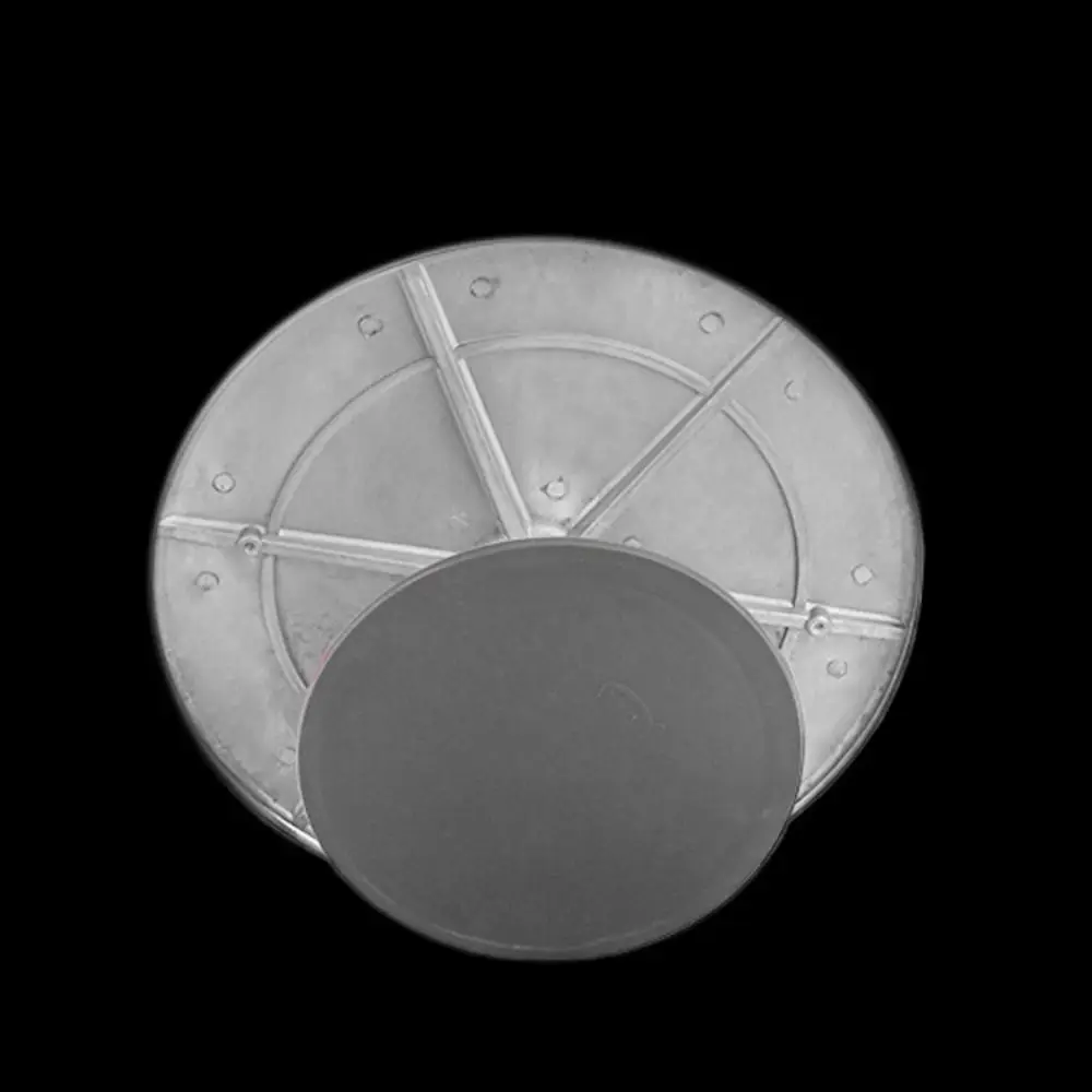 Aluminum Alloy Cake Turntable Non Slip Smooth Rotation Cake Decorating Holder Silicone Bottom Heavy Duty Revolving Dessert Stand