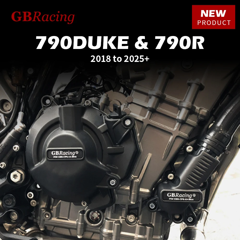 GB Racing For 790DUKE 790R 890DUKE 890R Motorcycle Engine Protect Cover body & Frames Clutch Pulse Protection Cover