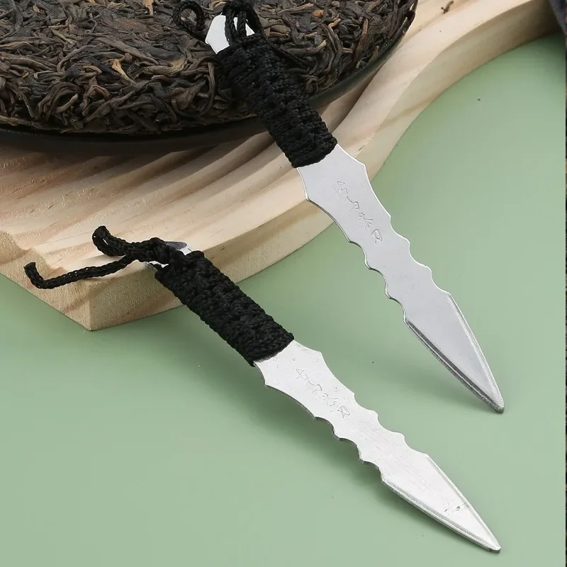 1 PCS Puerh Tea Knife Needle Puer Knife Cone Stainless Steel Metal Insert Tea Set Thickening Puer