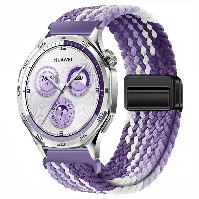Braided Nylon Loop Strap with Magnetic Buckle 22/20mm