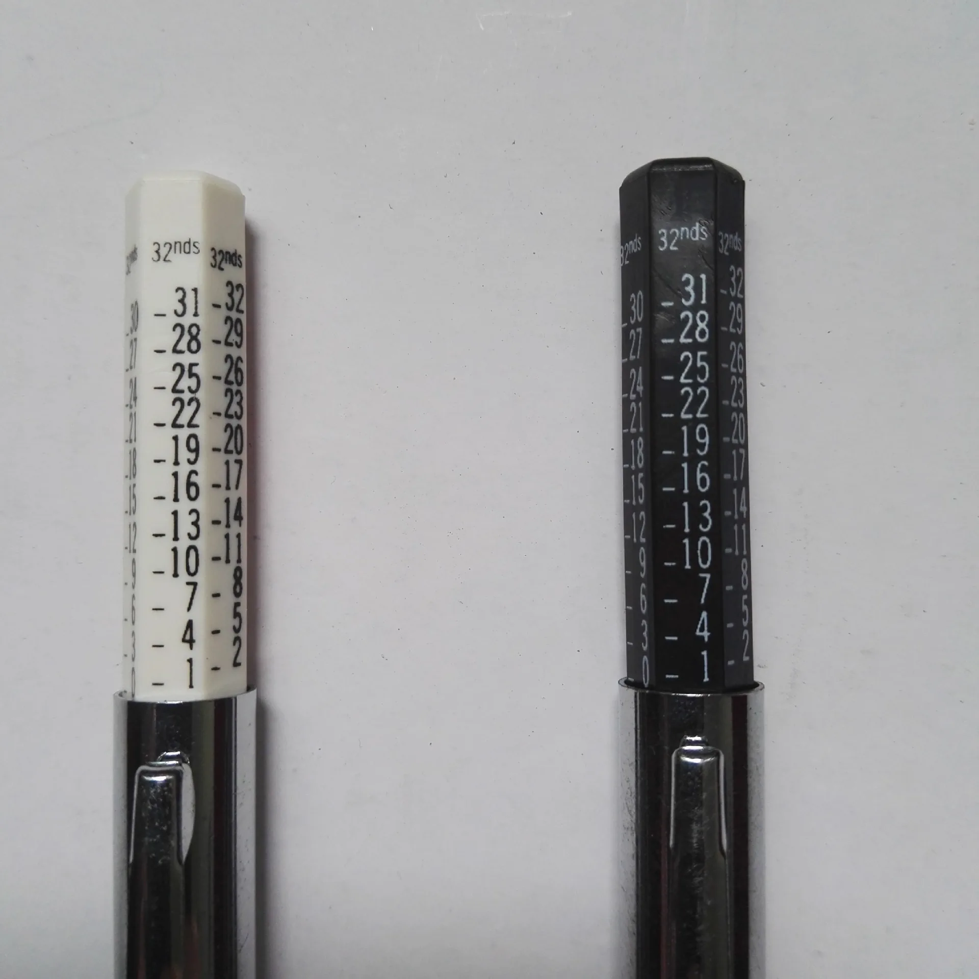 In Stock Direct Selling Tire Thread Rule 0-25mm 0-32nds Color a Scale