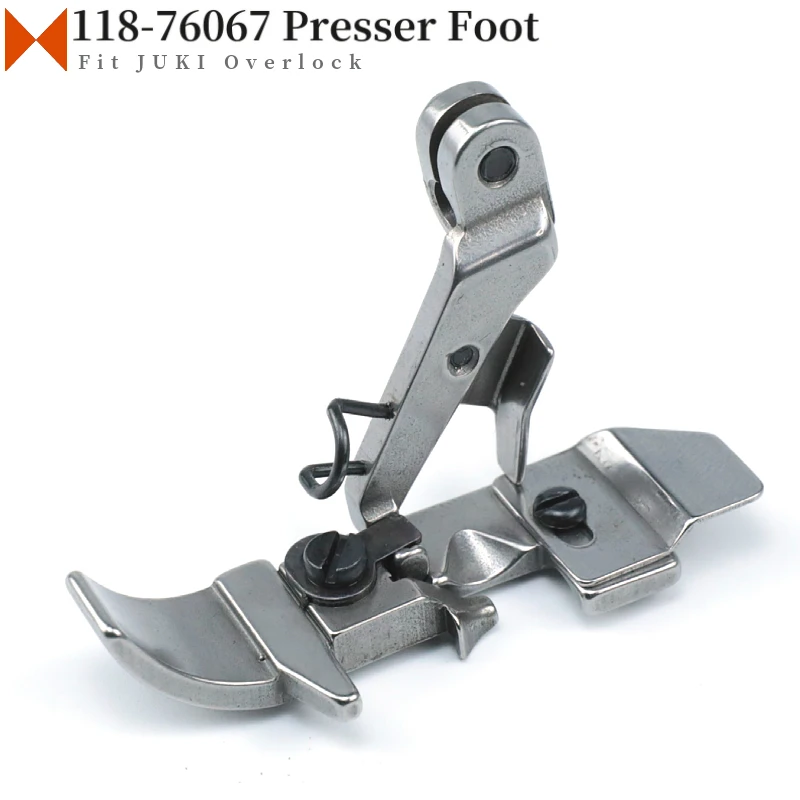 

118-76067 Narrow Stitch Presser Foot Fit Three Thread Overlock Sewing Machine For JUKI MO-2504 MO-3600 MO-3700 MO-6704 MO-6904