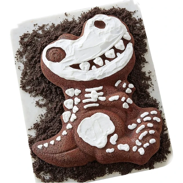 3D Állatok Dinoszaurusz Szilikon Torta Formák Fondant Díszítő Szerszámok Csokoládé Süti Sütő Kiegészítők - Image 6