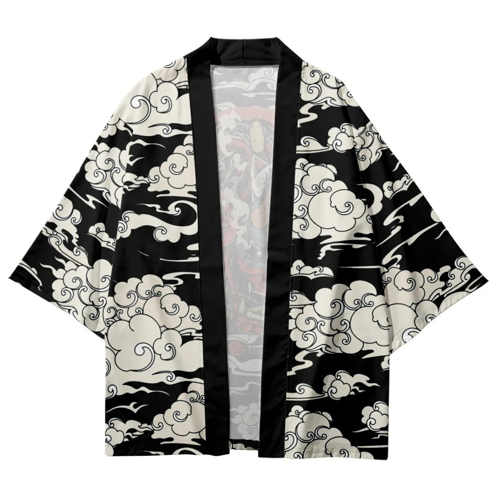 Japanese Ukiyo-e Series Element Cloak Kimono Robe Versatile Cloak - Image 4