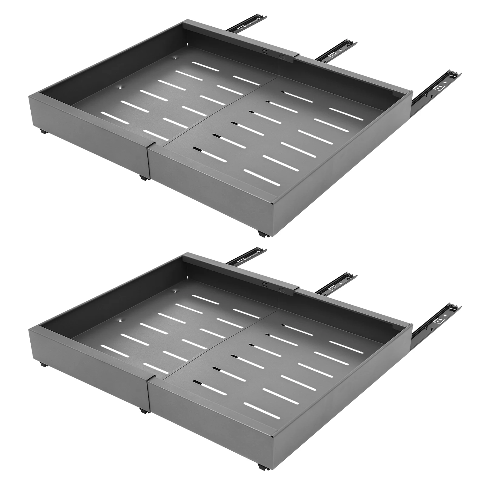 Telescopic Cabinet Drawe 22 33lbs Load Cabinet Organizer Storage Drawer Durable Space Saving for Kitchen Pantry Bathroom – Detail 11