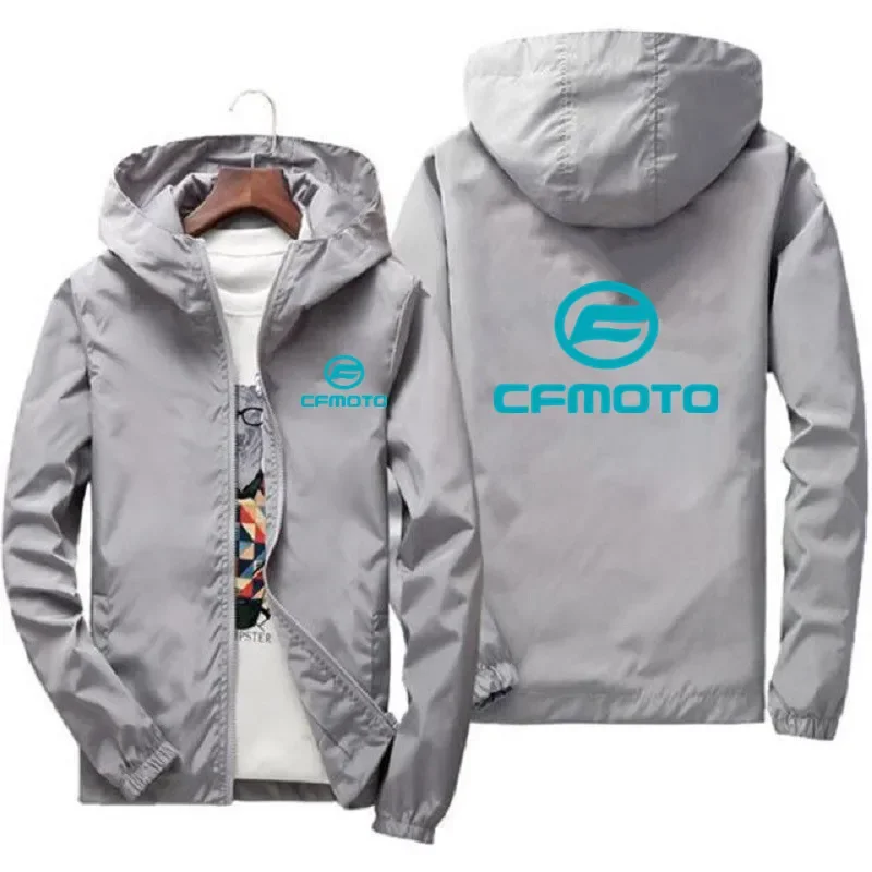 2024 Men's clothing new racing long sleeve casual gradient motorcycle waterproof motorcycle jacket printed comfort jacket