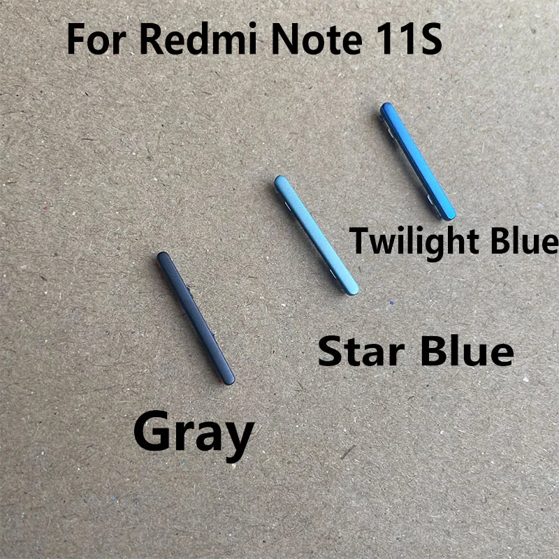 

Original For Xiaomi Redmi Note 11S Power Volume Side Button Buttons Switch On Off Keys Replacement Repair Parts Global 4G